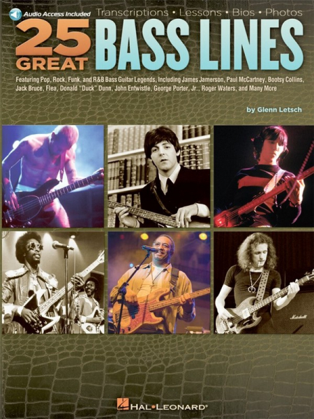 25 great Bass Lines (+CD): for bass/tab