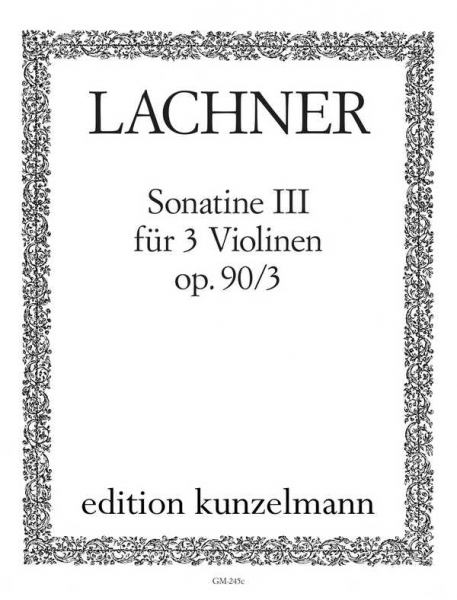 Sonatine A-Dur op.90,3 für 3 Violinen