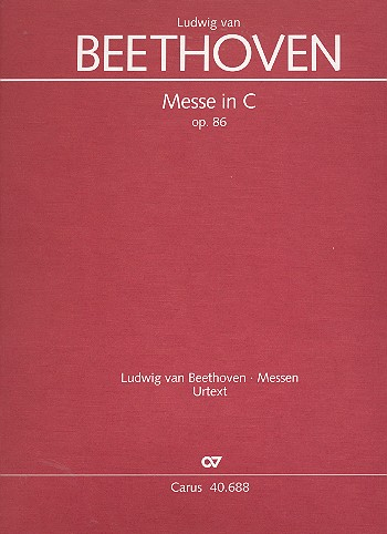 Messe C-Dur op.86 für Soli, gem Chor und Orchester