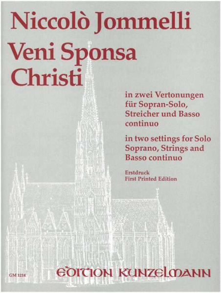 Veni sponsa Christi für Sopran solo, Streicher und Bc