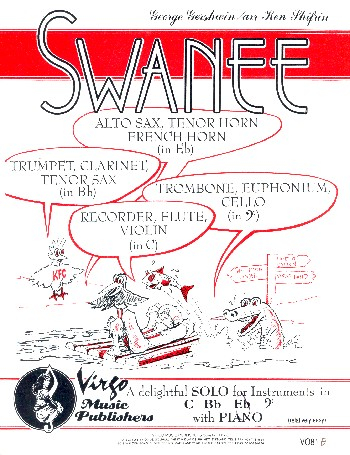 Swanee for Eb instrument (tenor horn/french horn/alto saxophone) and piano