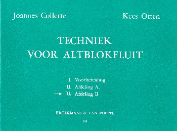 Techniek voor Altblockfkluit vol.3