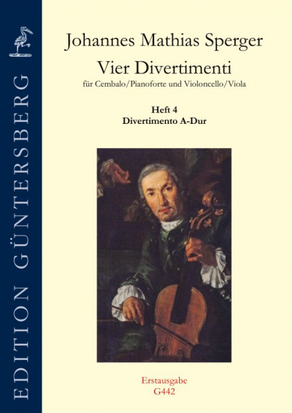 Divertimento A-Dur für Cembalo/Pianoforte und Violoncello/Viola