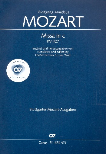 Messe c-Moll KV427 für Soli, gem Chor und Orchester