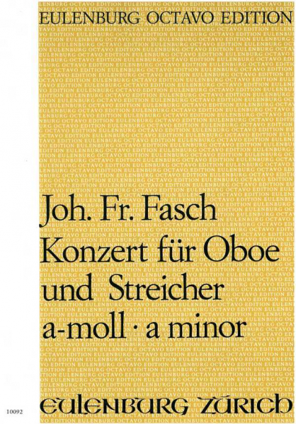 Konzert a-Moll für Oboe und Streichorchester