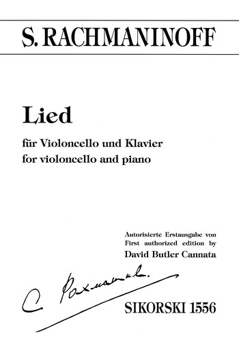 Lied für Violoncello und Klavier