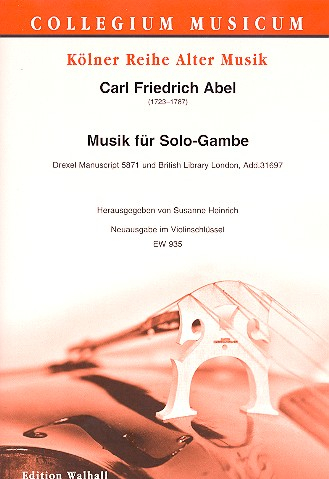 Musik für Solo-Gambe für Viola da gamba