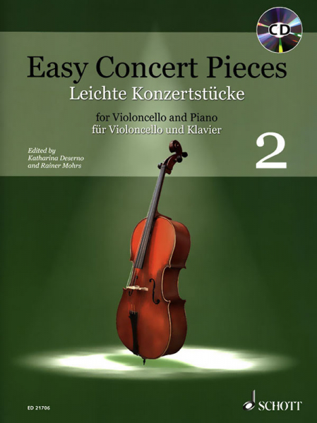 Spielbuch für Cello Easy Concert Pieces 2