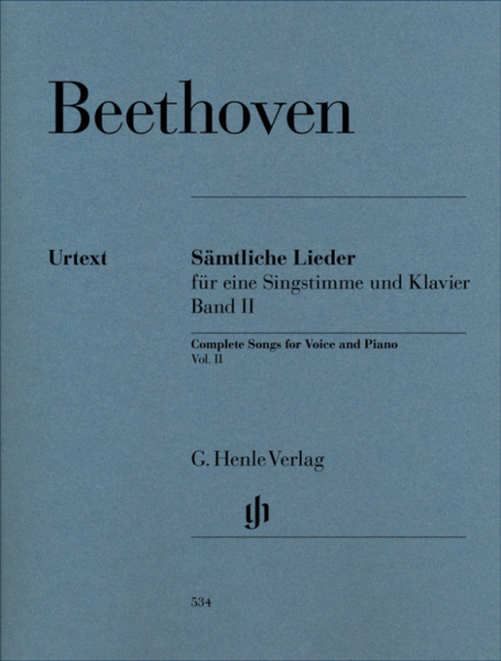 Sämtliche Lieder Band 2 für Singstimme und Klavier