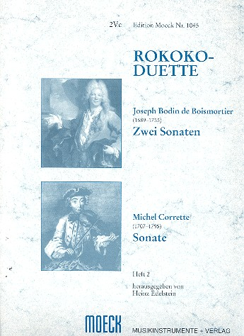 Rokoko - Duette Band 2 für 2 Violoncelli (Gamben, Fideln)