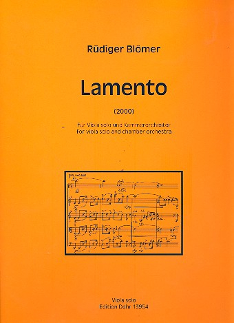 Lamento für Viola und Kammerorchester