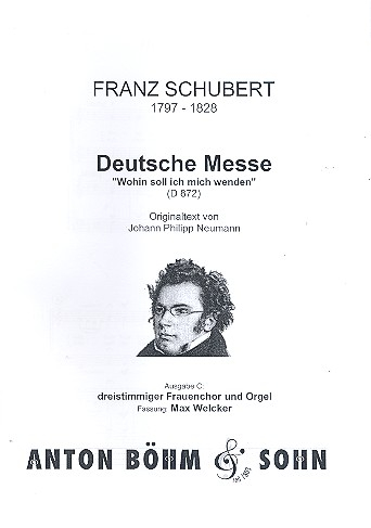 Deutsche Messe D872 Ausgabe C für Frauenchor und Orgel