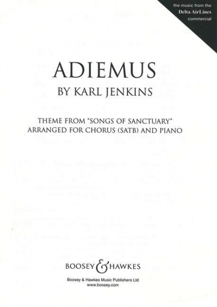 Adiemus for mixed chorus and piano